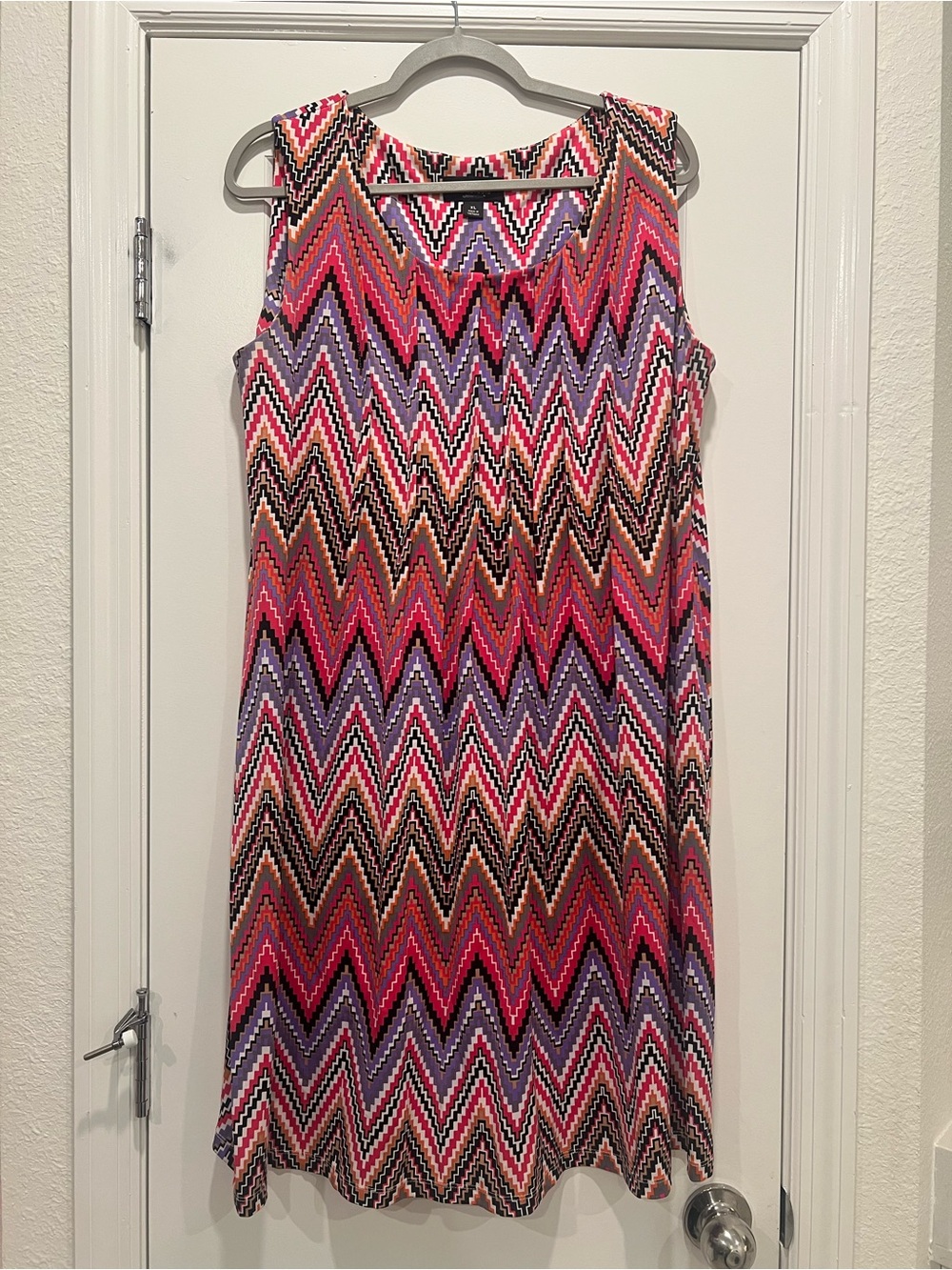 RN Studio by Ronni Nicole Women’s Chevron Dress XL - Picture 1 of 7